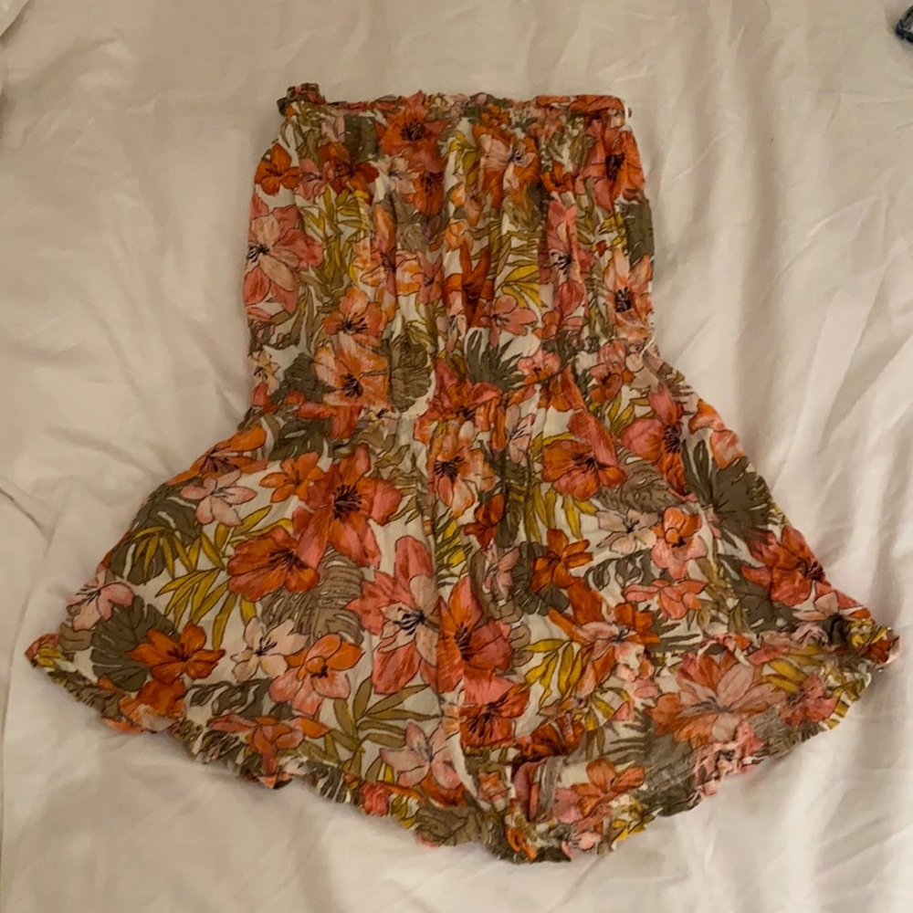 Floral printed romper